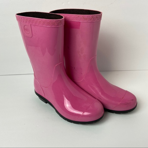 pink ugg rain boots